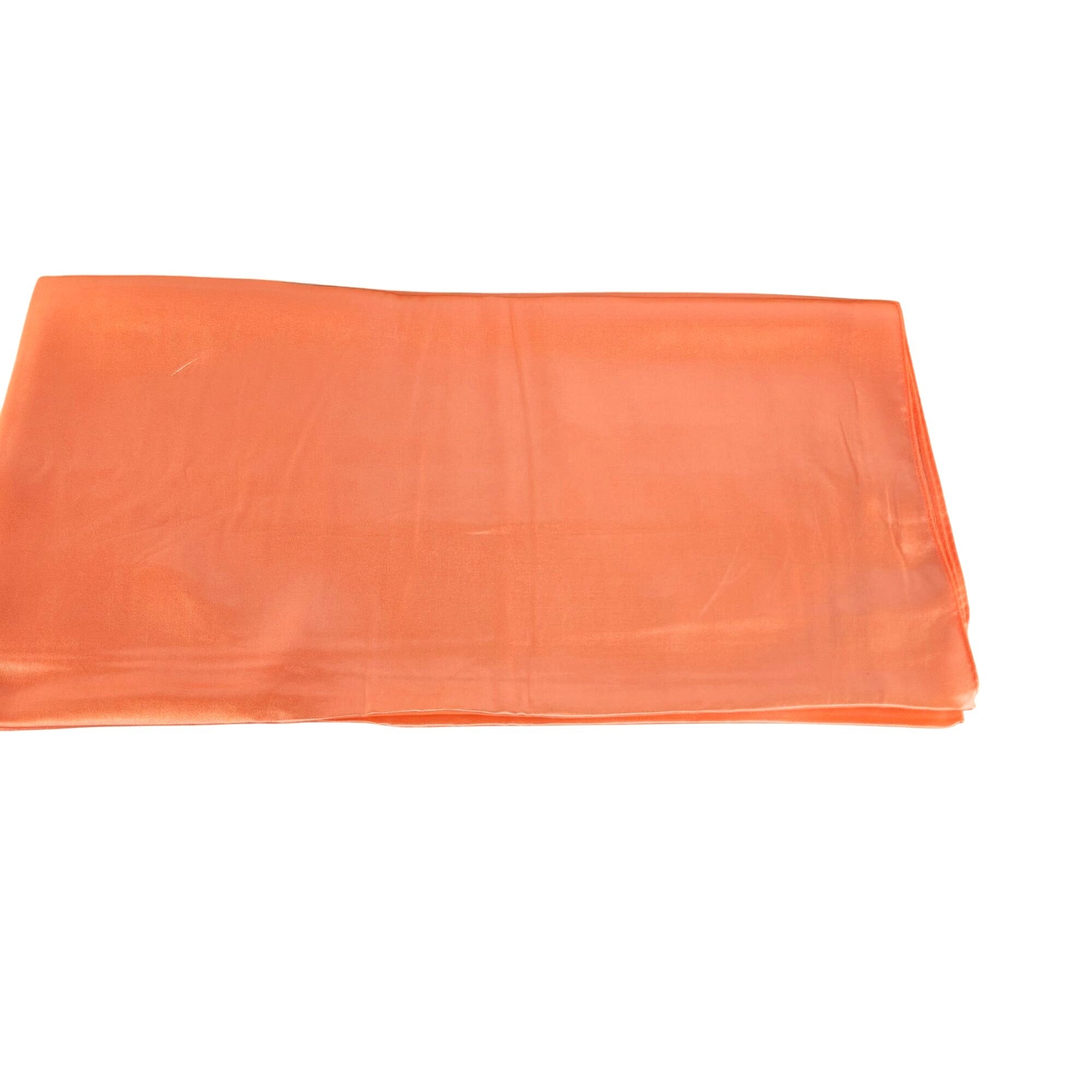 Coral Orange Wild Rag Large Scarf 35x35" Satin Western Accessory Cowgirl or Cowboy