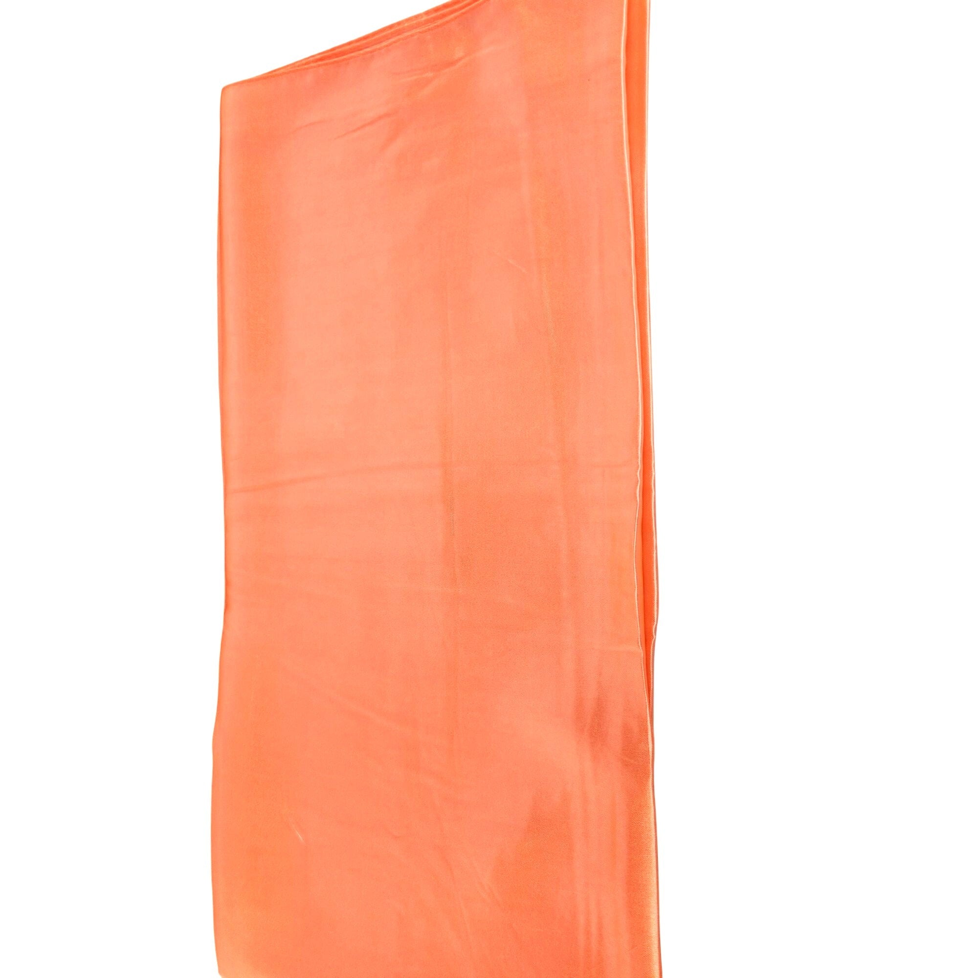 Coral Orange Wild Rag Large Scarf 35x35" Satin Western Accessory Cowgirl or Cowboy