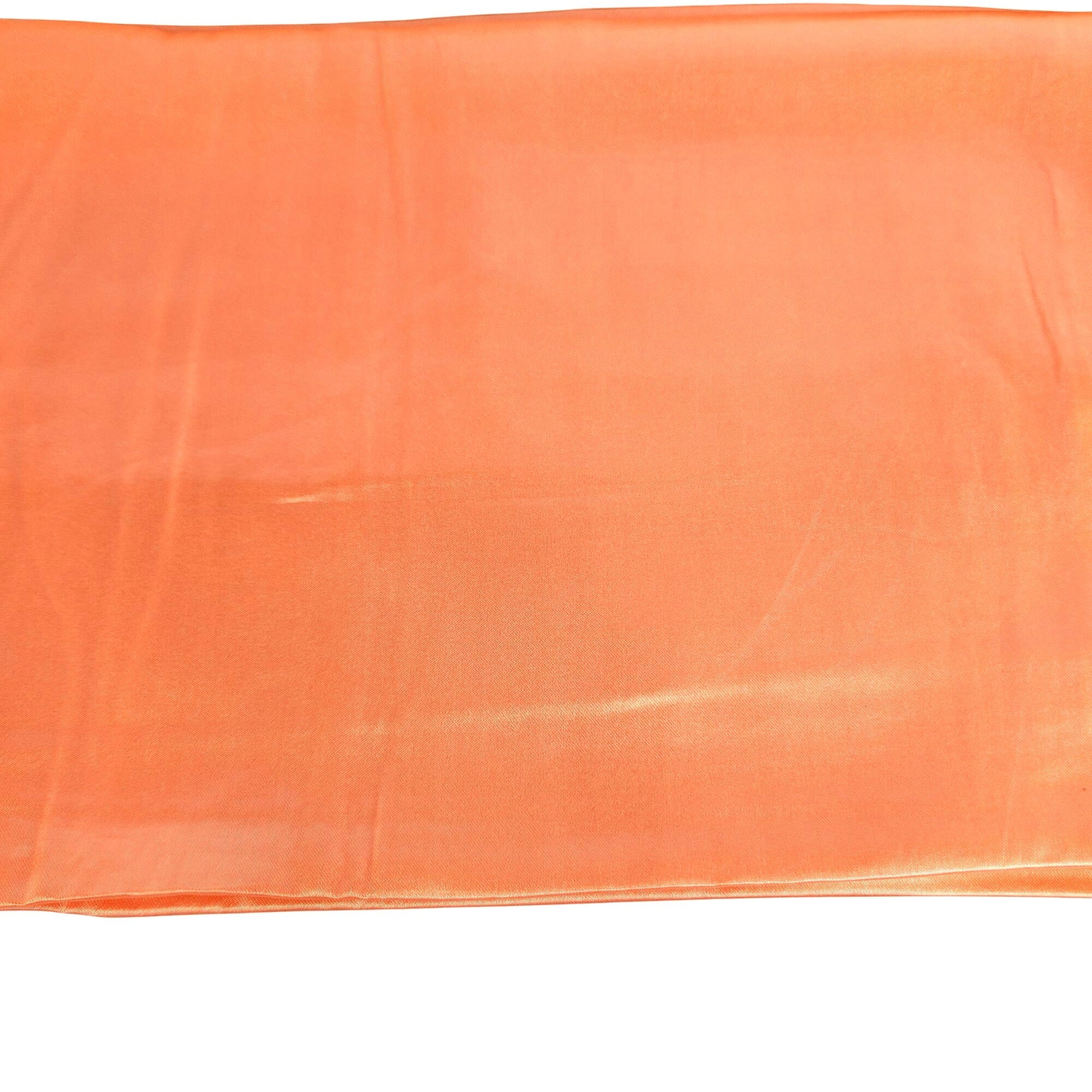 Coral Orange Wild Rag Large Scarf 35x35" Satin Western Accessory Cowgirl or Cowboy