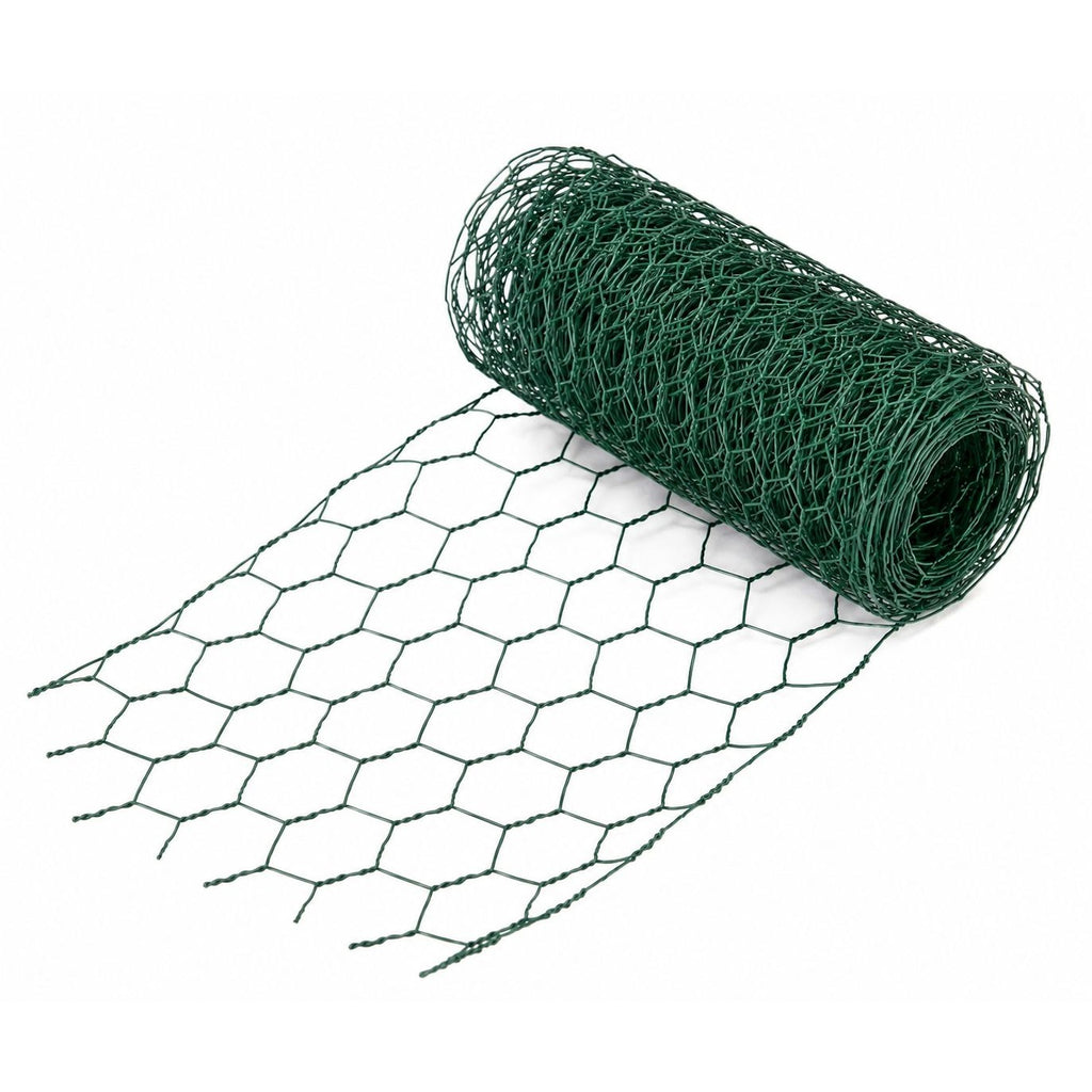 Green Chicken Wire Roll 4 Inch x 9.5 Foot Floral Wire for Wreath Making Wedding Flowers Christmas Garland DIY Crafts Garden Decor