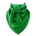 Green Wild Rag Scarf 23x23" Satin Western Accessory Cowgirl or Cowboy