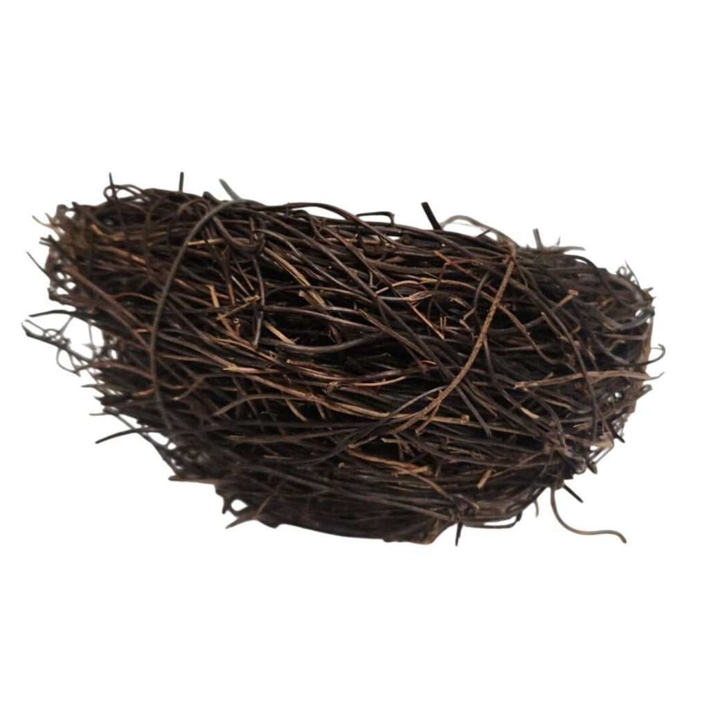 Rustic Bird Nest With Decorative Eggs 6 Inch Natural Spring Farmhouse Easter Decor