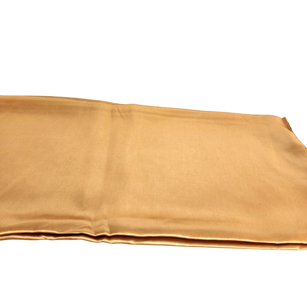 Gold Wild Rag Large Scarf 23x23" Satin Western Accessory Cowgirl or Cowboy