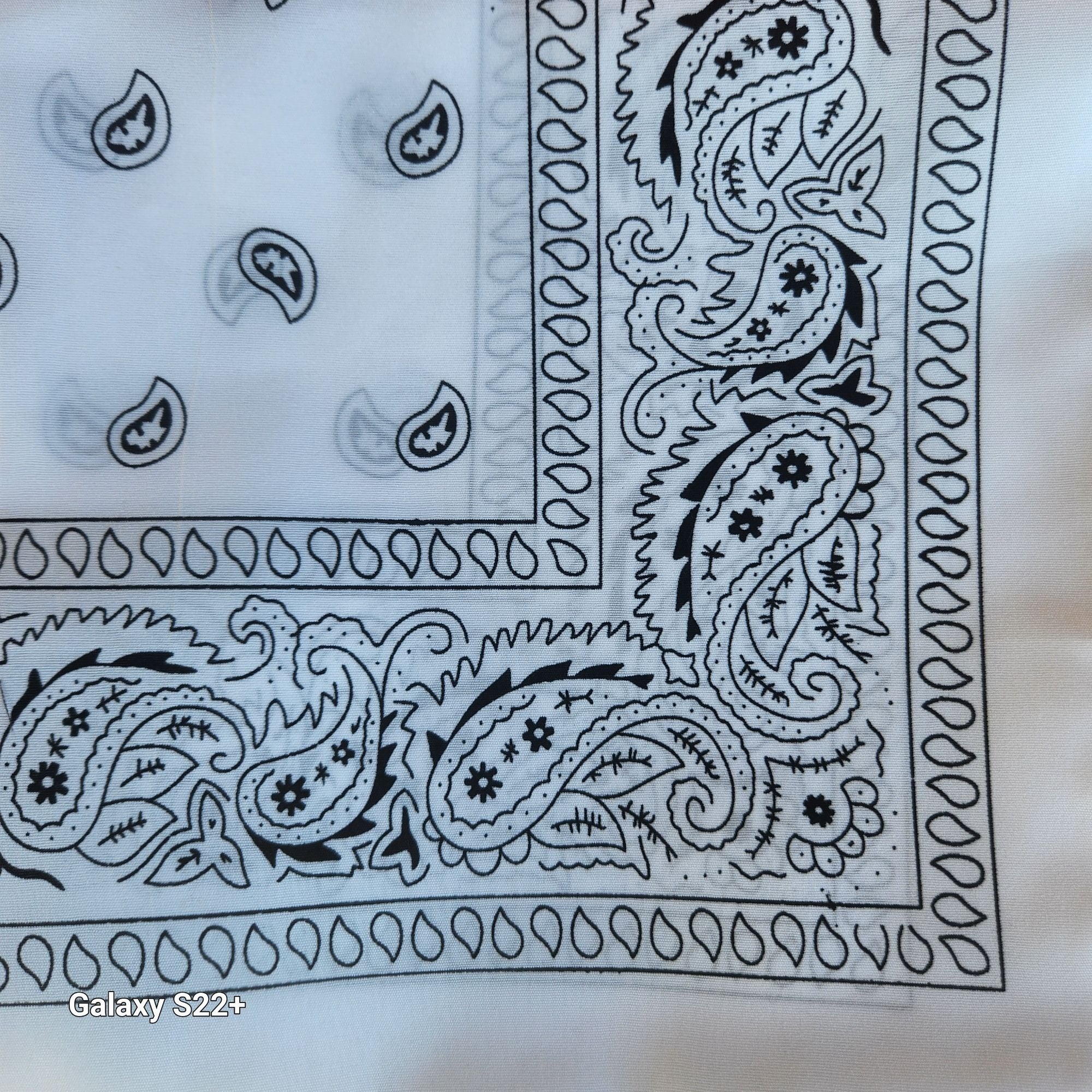 Bandanas 21x21" Western Cowboy Cowgirl - Red White Blue Paisley Square Scarves 3 Pack