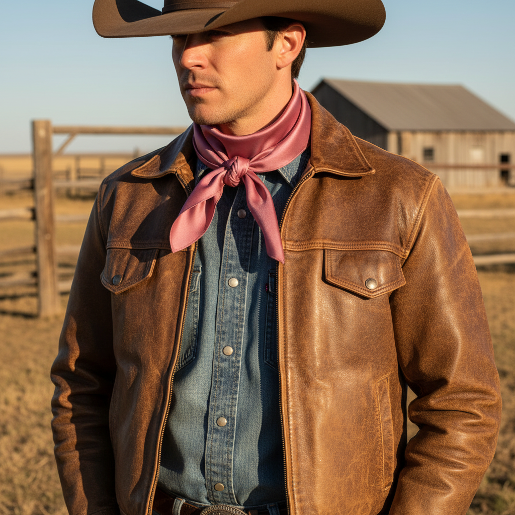 Ranch lifestyle with neck scarf
