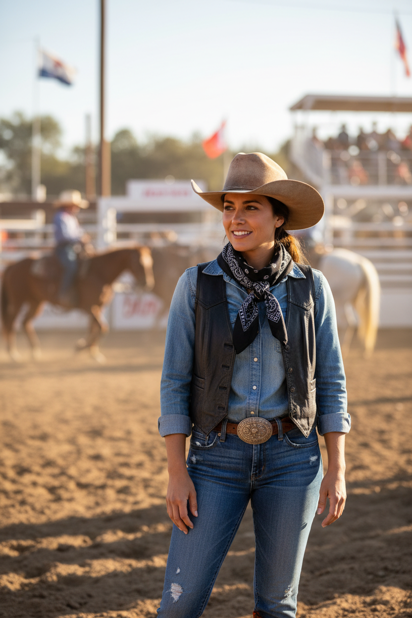 Rodeo event styling