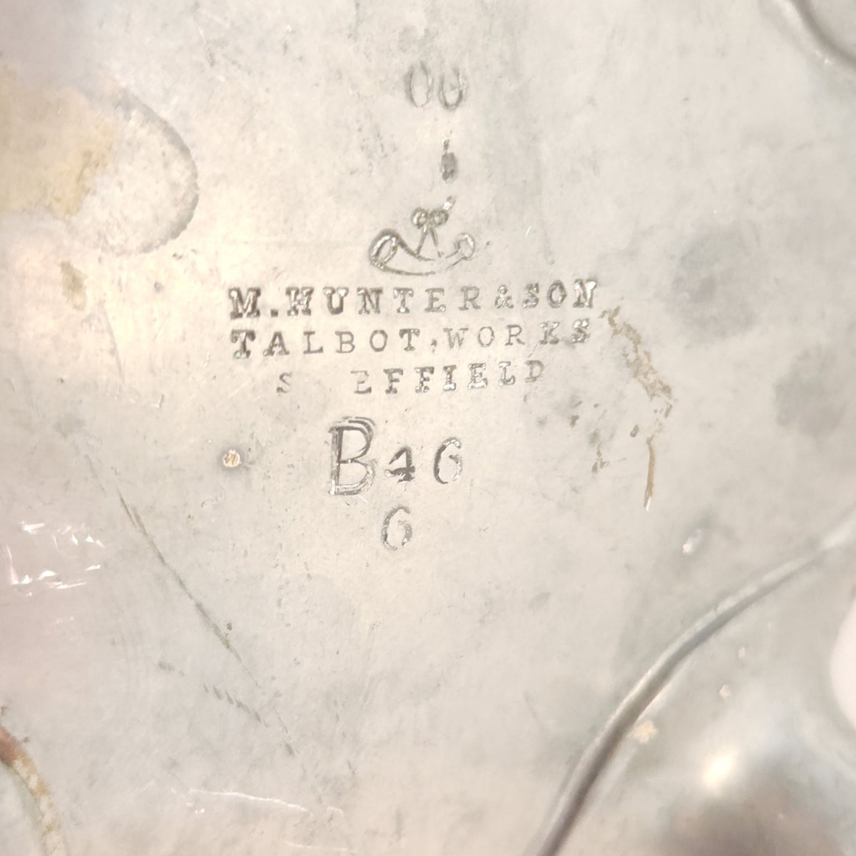 Antique M. Hunter & Son Britannia Metal Coffee Pot, Sheffield, 10-Inch