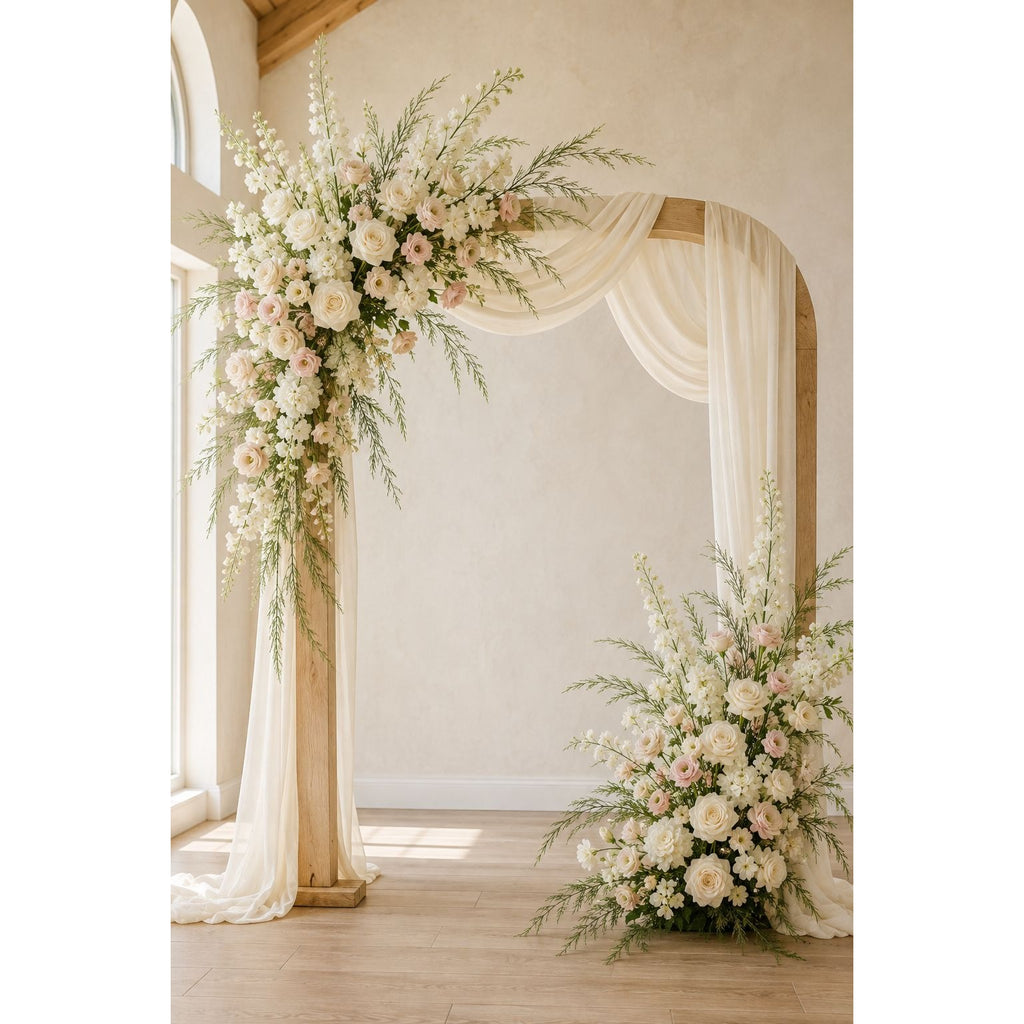 3 Artificial Asparagus Fern Stems 36 Inch, Faux Greenery for Roses, Weddings, and Floral Arrangements