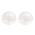 Clear Plastic Sphere Plant Basket 4 Inch | Orchid Basket Planter | Hanging Epiphyte Pot | Ventilated Root Basket | Modern Plant Decor