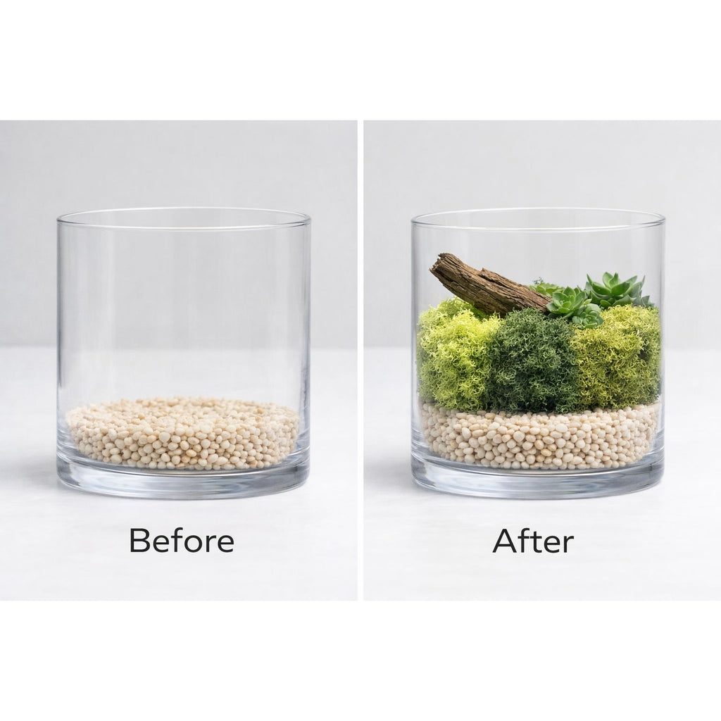 Artificial Moss 3 Color Set Faux Green Moss for Crafts Terrariums Decor