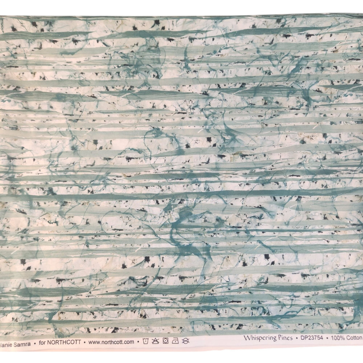 Northcott Whispering Pines DP23754 Cotton Fabric, Teal, 2 Yards + 31 Inches