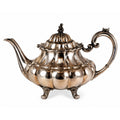 Vintage Reed and Barton Holiday 7050 Silver Plated Teapot, Footed Victorian Style Tea Pot, Made in USA Silverplate