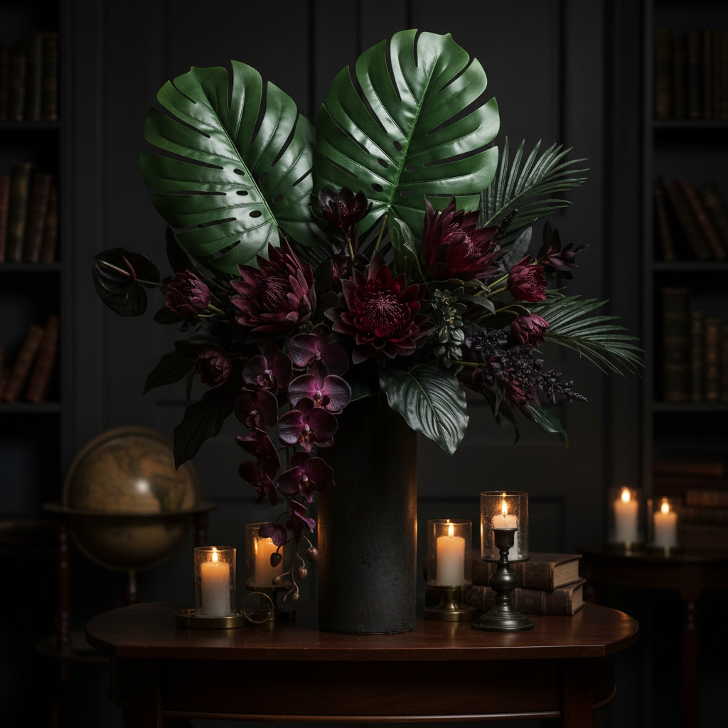 Tropical Arrangement 3 - Moody Dark