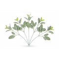 Sage Green Lambs Ear Stems Set of 5, Soft Touch Faux Greenery Picks for Wreaths Centerpieces, Cottage Farmhouse Decor