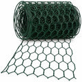 Green Chicken Wire Ribbon Roll 4 Inch Wide x 9 Feet Long Floral Mesh Netting Wreath Making Craft Supply Garden Decor Rustic DIY Projects