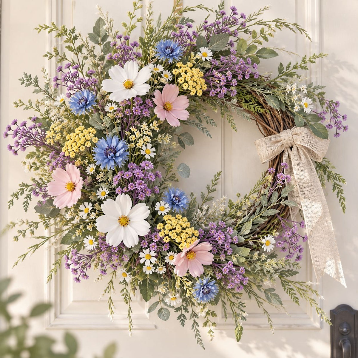 Lavender Faux Baby's Breath Bunch, 12 Stems, 12-Inch Filler Flowers