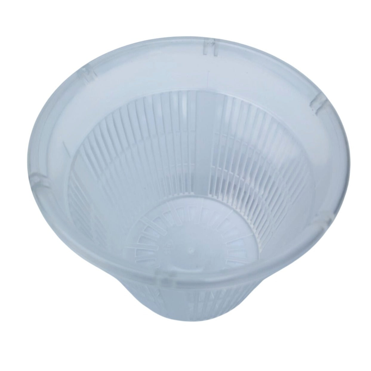Clear Orchid Pot 4 Inch Slotted Plastic Planter Ventilated Drainage Pot Hydroponic