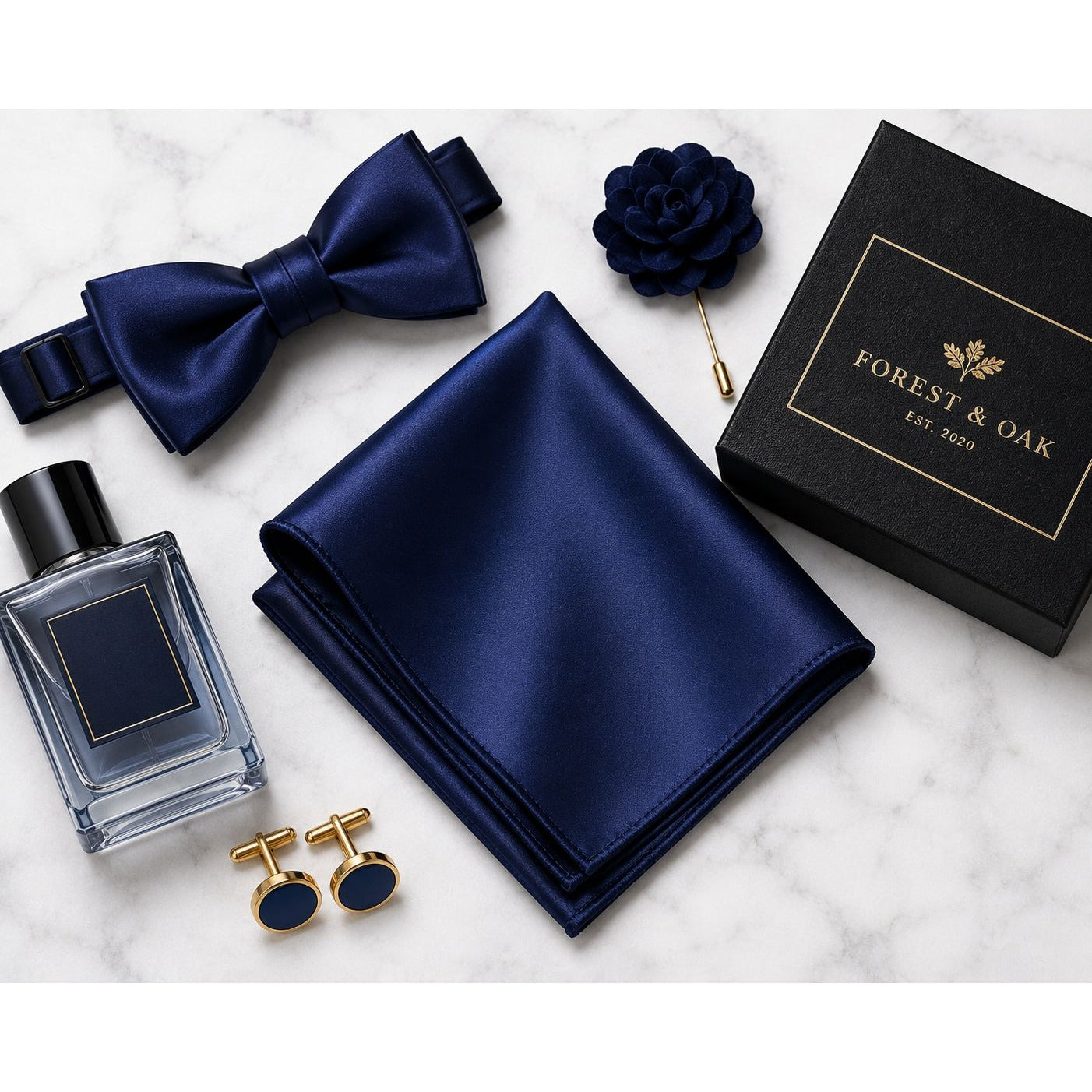 Royal Blue Satin Pocket Square 9x9 Mens Handkerchief Wedding Suit Formal Prom Unisex