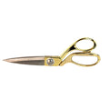 Gold Sewing Scissors 8-Inch Tailor Shears Stainless Steel Sharp Blade For Fabric & Craft Cutting