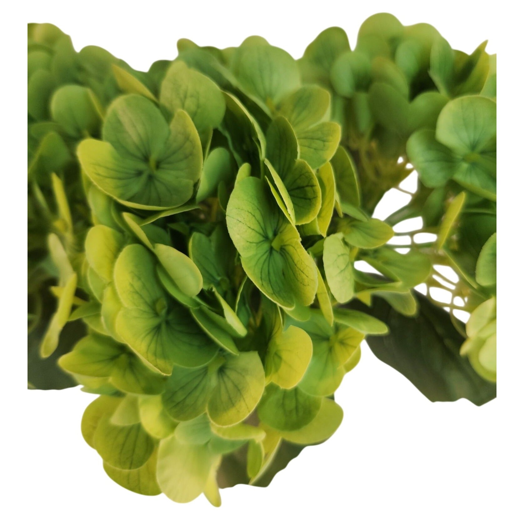 Green Artificial Hydrangea Stem Silk Flower Faux Floral Wedding Decor