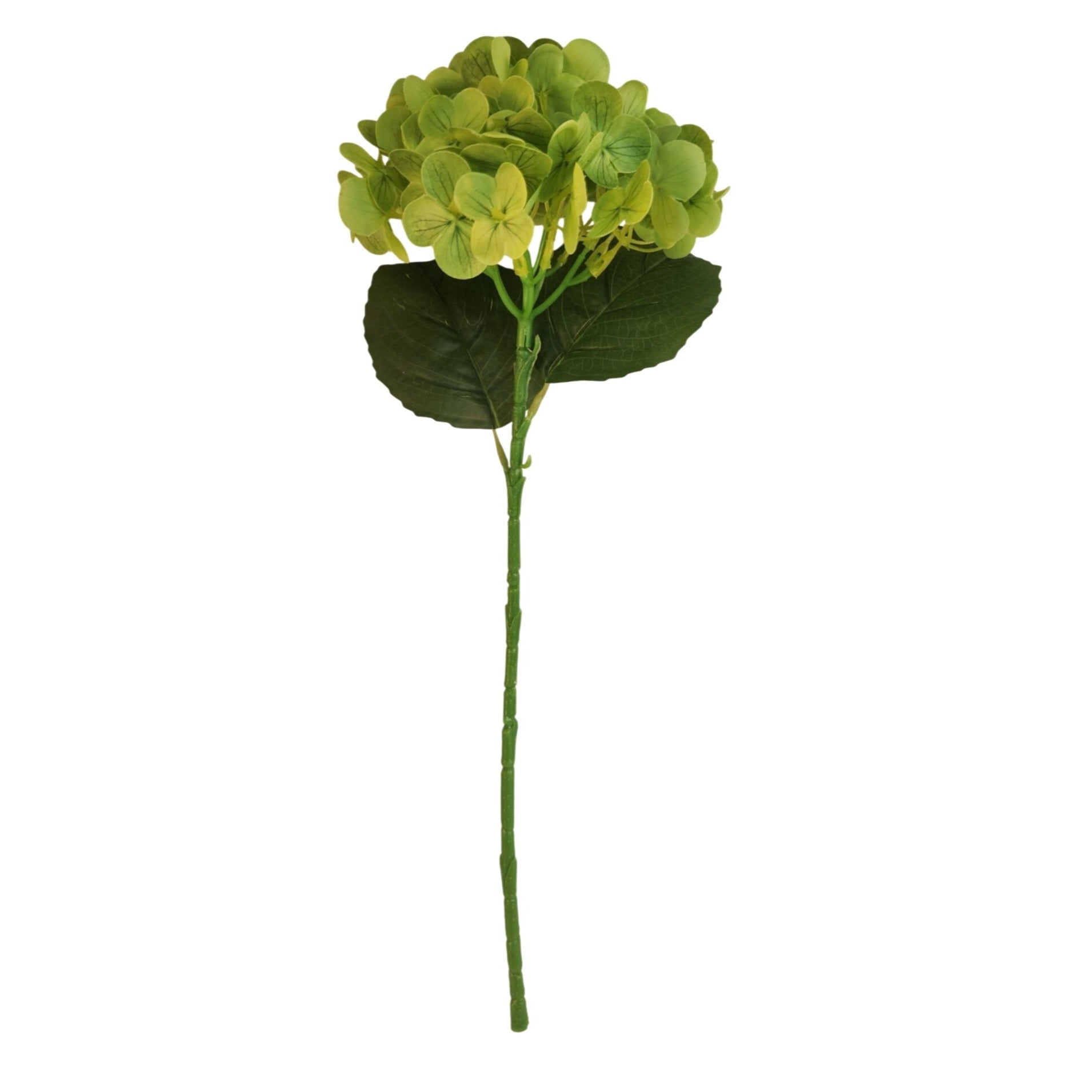 Green Artificial Hydrangea Stem Silk Flower Faux Floral Wedding Decor