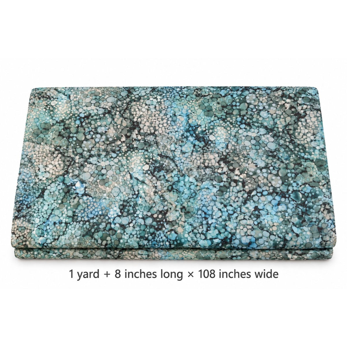 Northcott Bliss B23887 Blue Teal Cotton Quilt Backing Fabric 44 x 108 Inch