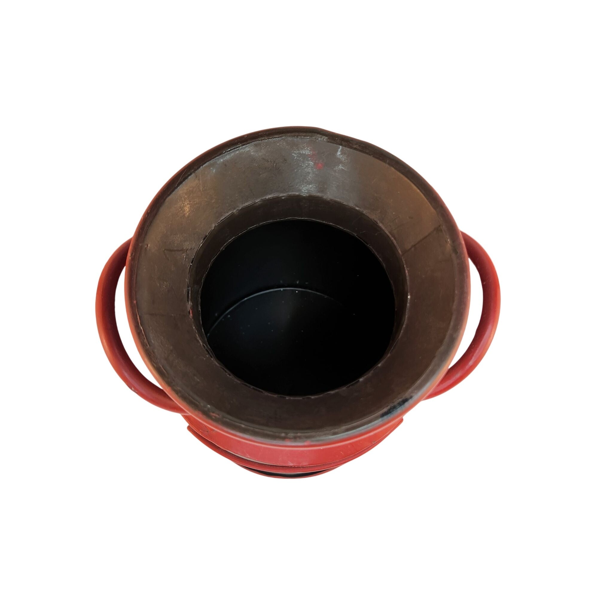 Rustic Red Metal Milk Can Planter Farmhouse Chalkboard Vase Vintage Decor Organizer