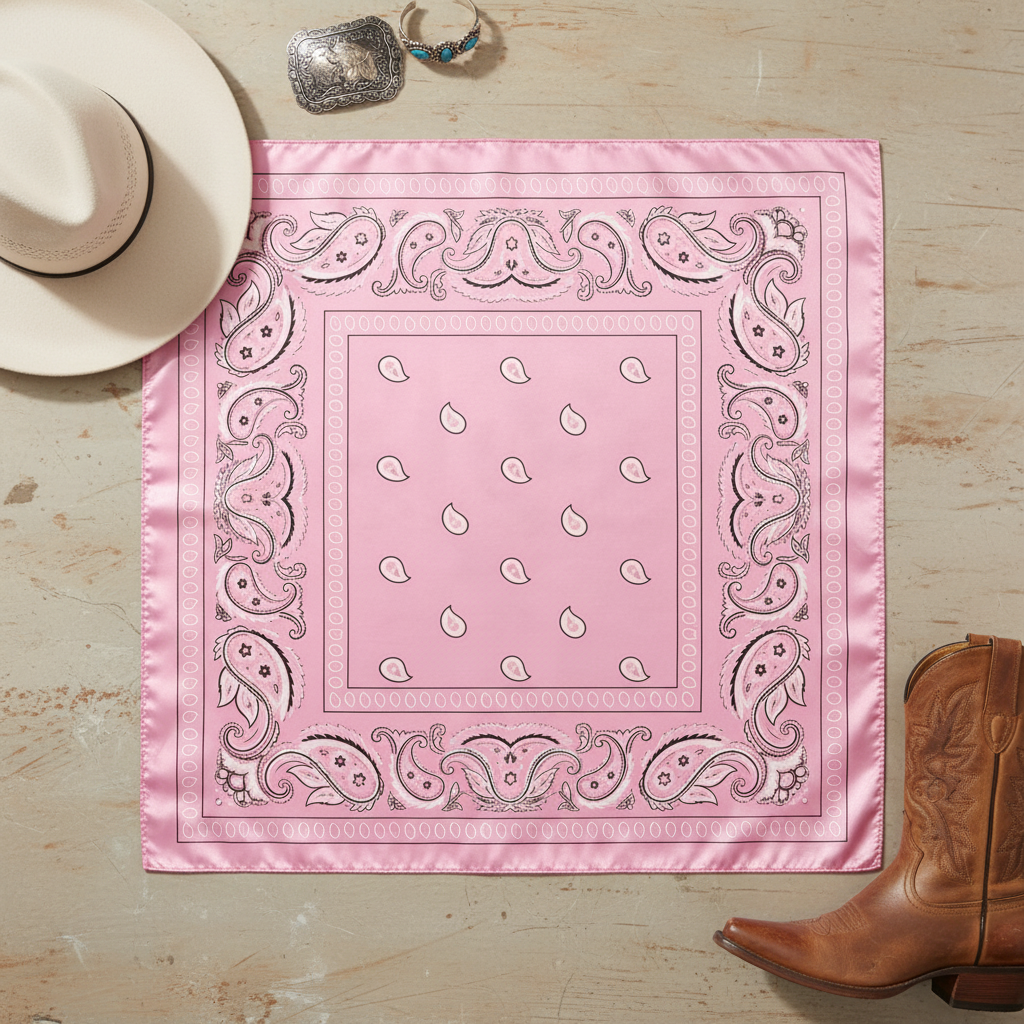 Western accessory flat-lay style image
