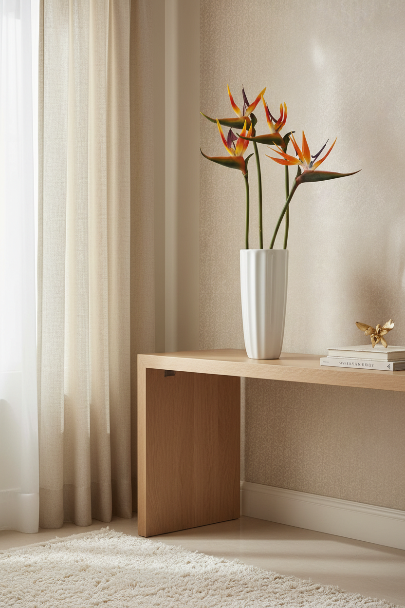 White porcelain vase