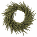 16 Inch Cedar Wreath Small Door Wreath Cedar Candle Ring Year Round Greenery Farmhouse Decor Christmas Wreath Table Centerpiece