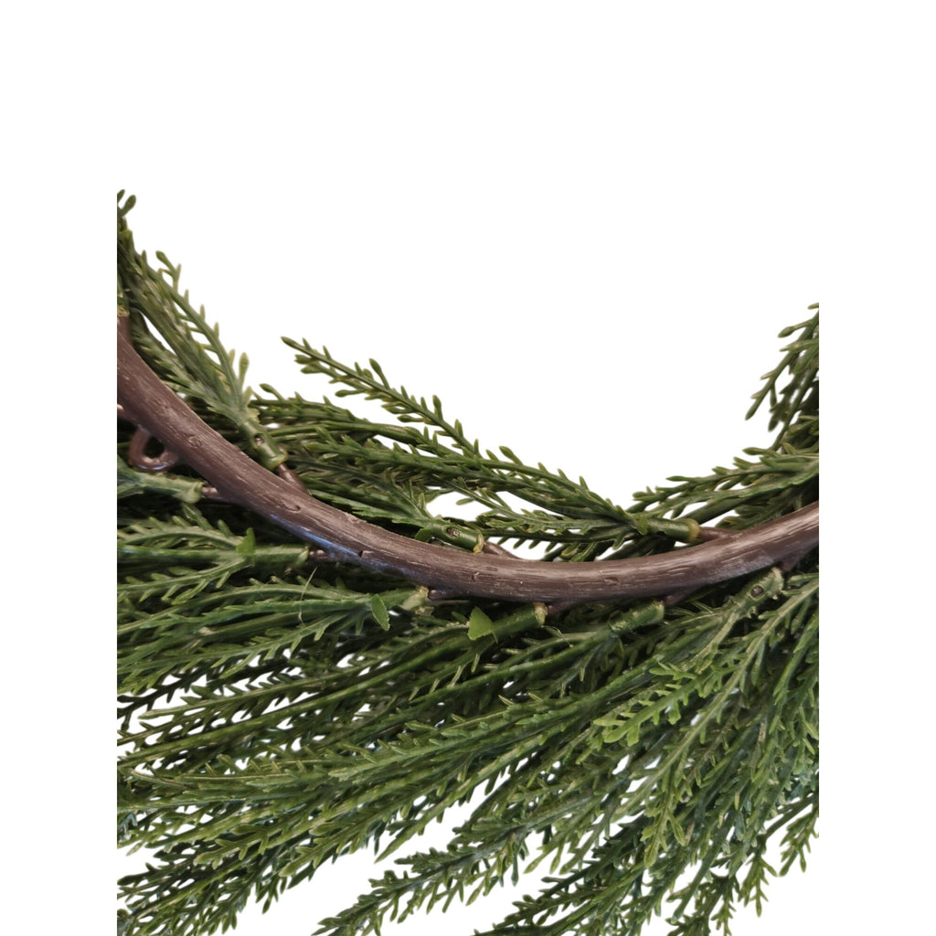 16 Inch Cedar Wreath Small Door Wreath Cedar Candle Ring Year Round Greenery Farmhouse Decor Christmas Wreath Table Centerpiece