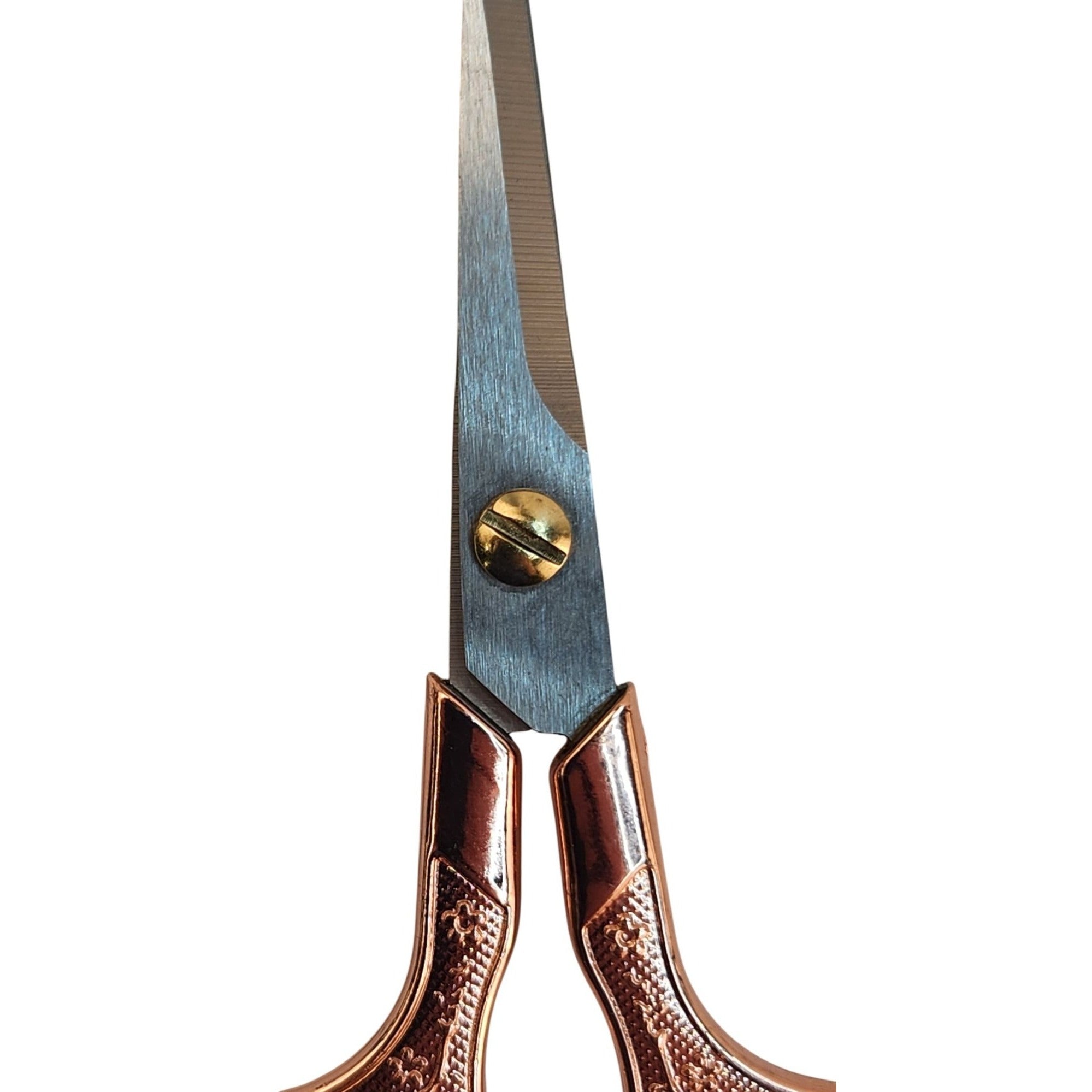 Rose Gold Embroidery Scissors, Precision Sewing Shears, Stainless Steel Thread Snips, Quilting Craft Tool, Gift for Sewers & Crafters