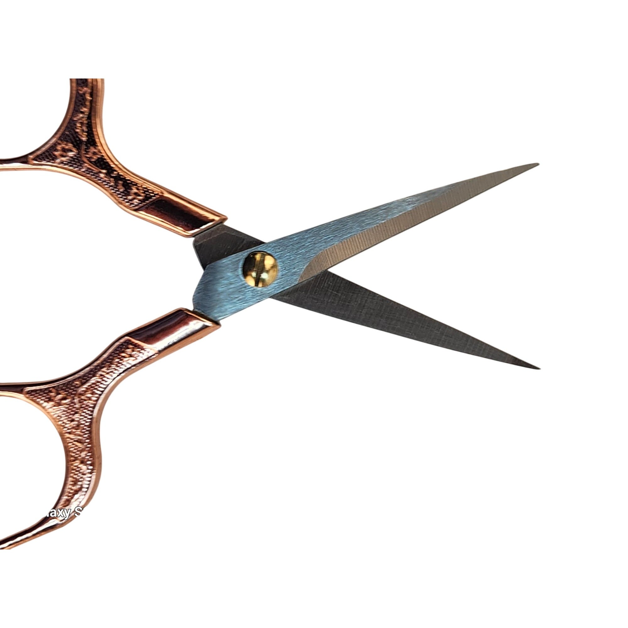 Rose Gold Embroidery Scissors, Precision Sewing Shears, Stainless Steel Thread Snips, Quilting Craft Tool, Gift for Sewers & Crafters