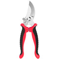 Garden Pruning Shears 7in Stainless Steel Scissors Houseplants Flowers Red Black