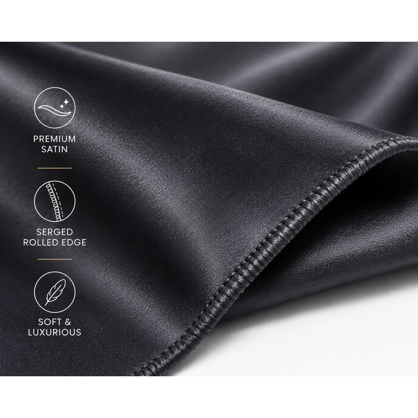 Charcoal Satin Pocket Square 9x9 Mens Handkerchief Wedding Suit Formal Prom Unisex