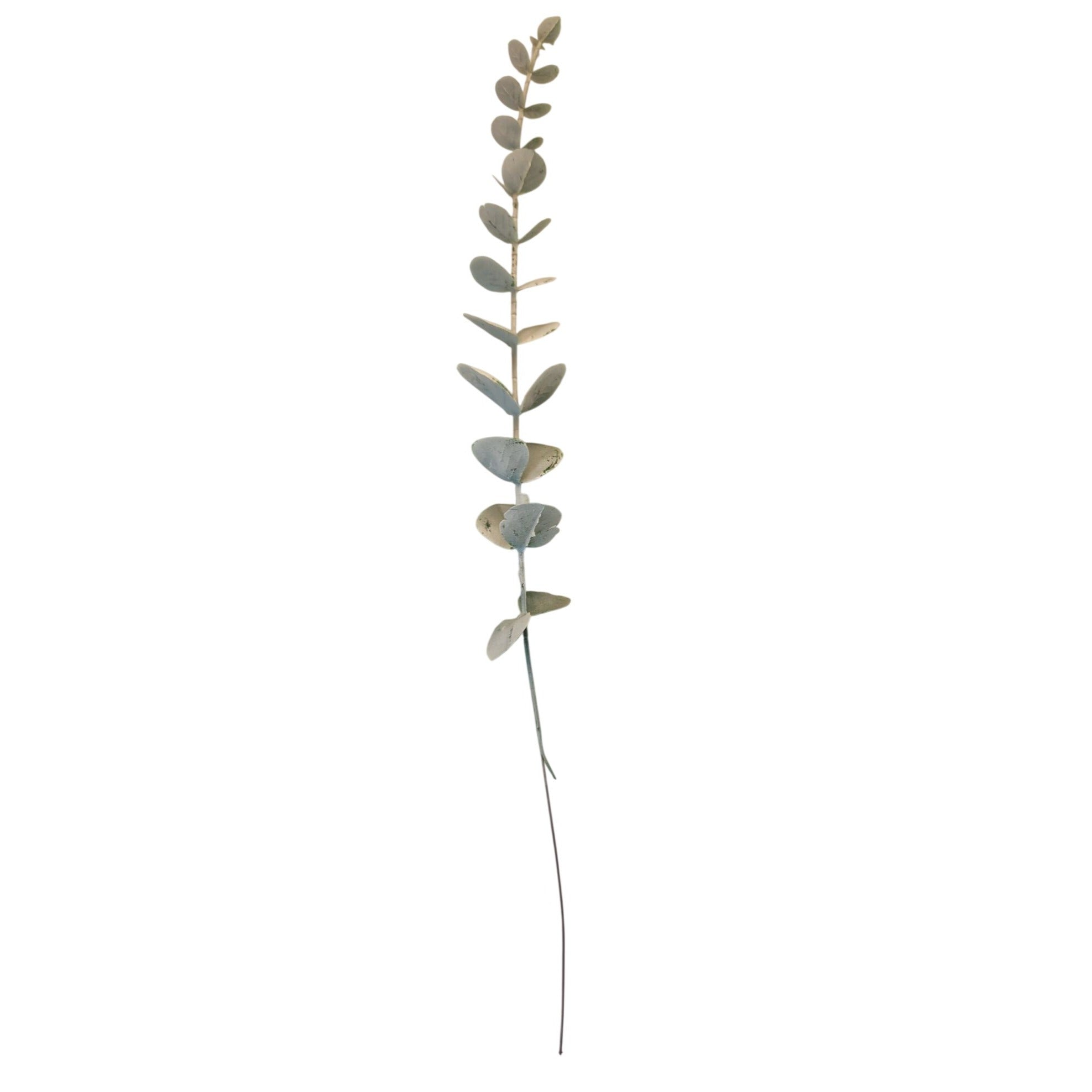 Baby Blue Eucalyptus Stems Bulk 20 Pcs Spiral Faux Greenery Wedding Decor