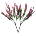 Fuchsia Pink Faux Lavender Stems Artificial Heather Spray Floral Filler Wreath Flowers Farmhouse Decor 2 Bushes