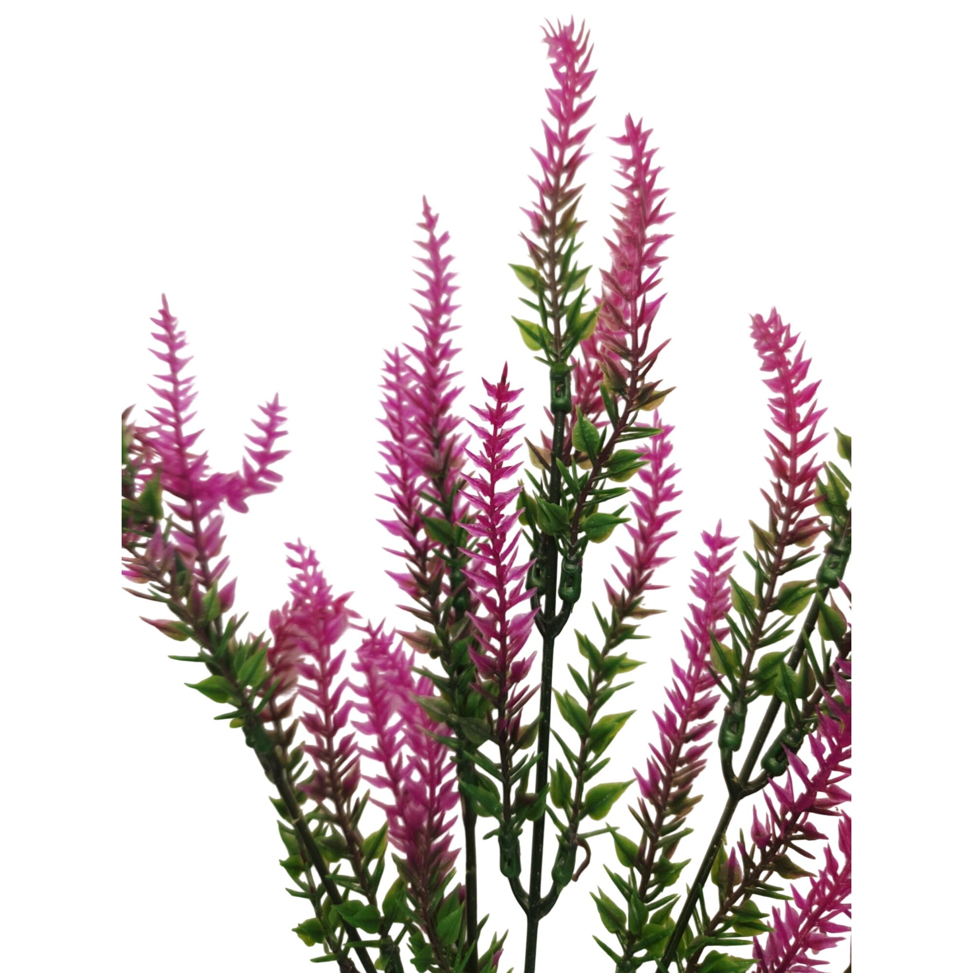 Fuchsia Pink Faux Lavender Stems Artificial Heather Spray Floral Filler Wreath Flowers Farmhouse Decor 2 Bushes