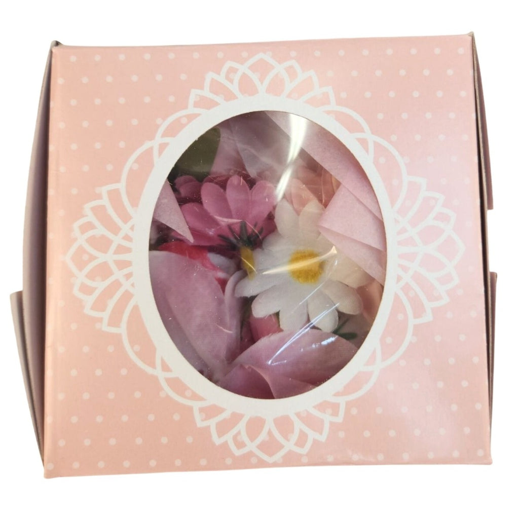 25 Pink Artificial Flower Heads for DIY Crafts – Roses, Daisies, Orchids