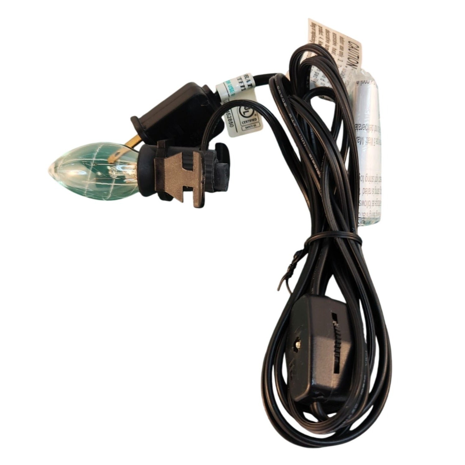 Replacement Cord for Lighted Houses Holiday Displays C7 Clear Yellow Glow Bulb