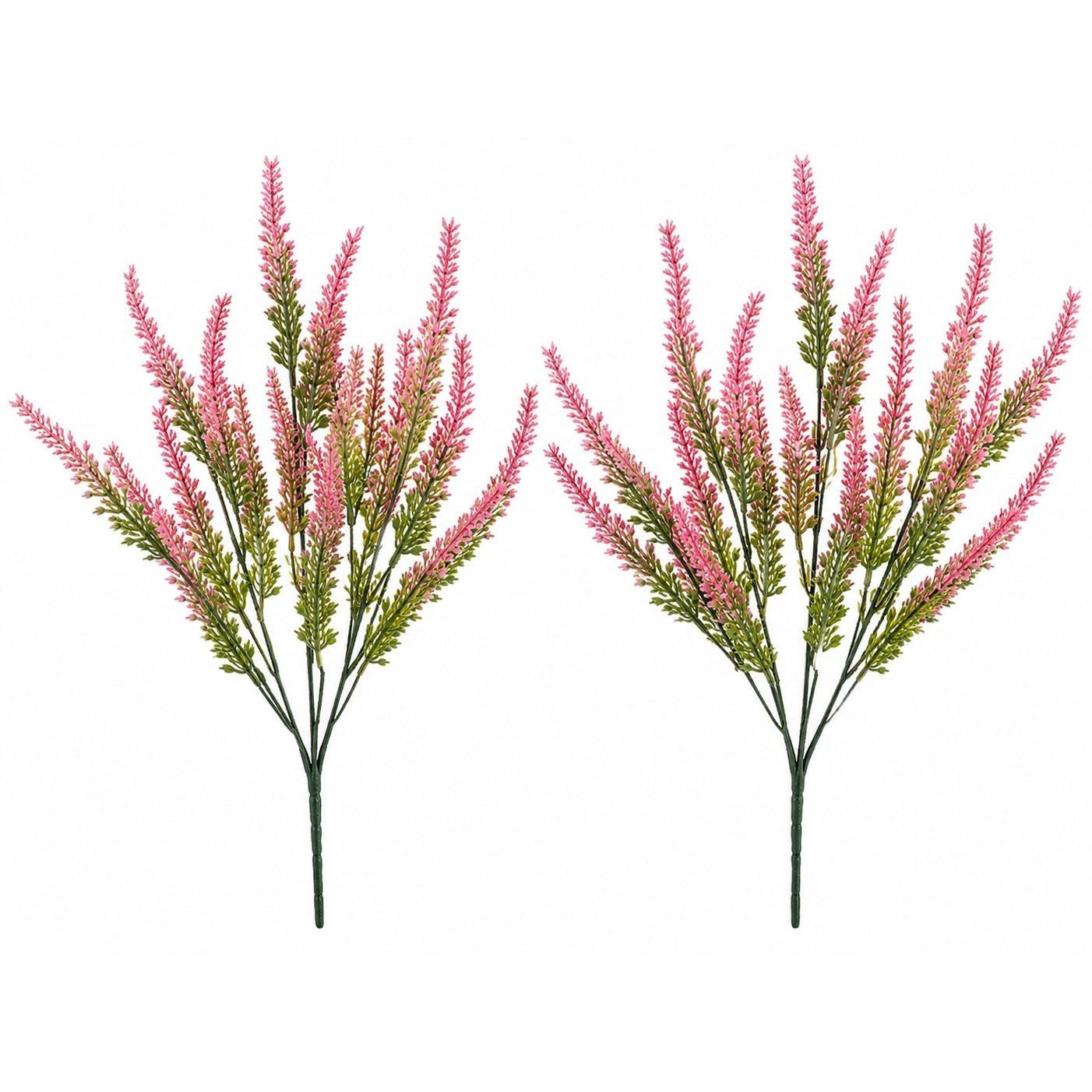 Blush Pink Faux Lavender Stems Artificial Heather Bush Floral Filler Wreath Flowers Garland Decor Farmhouse 2 Bushes
