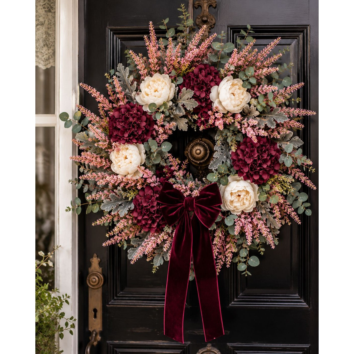 Blush Pink Faux Lavender Stems Artificial Heather Bush Floral Filler Wreath Flowers Garland Decor Farmhouse 2 Bushes