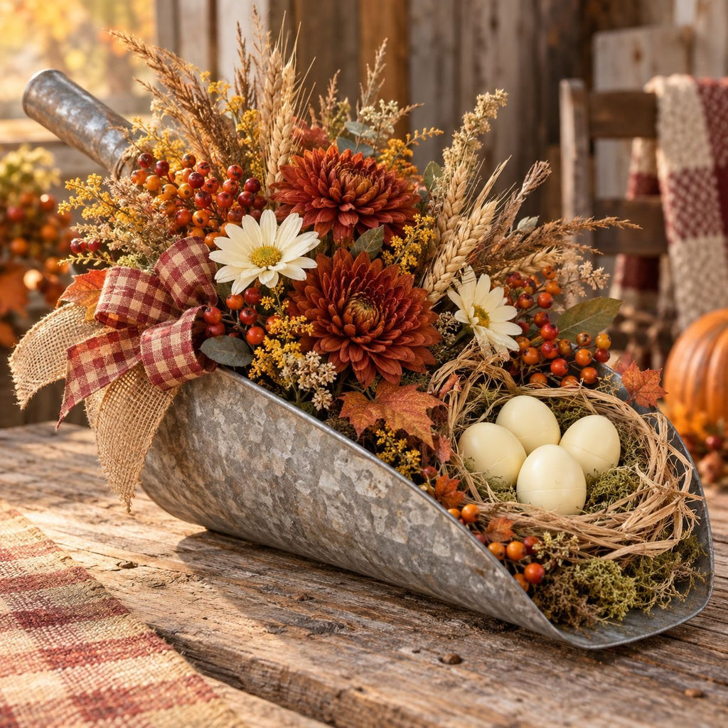 Brown Artificial Chicken Eggs, Set of 12, 2-Inch Plastic Craft Decor